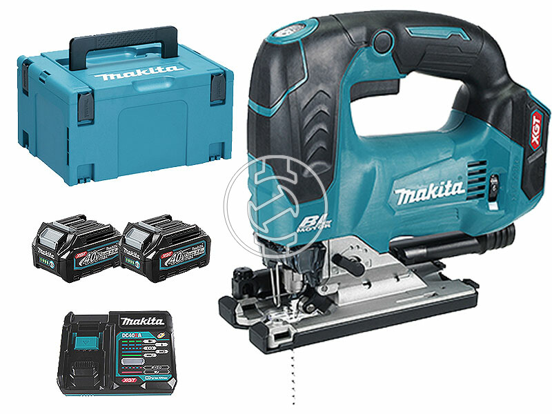Makita JV002GD201 40Vmax XGT akkus dekopírfűrész 135 mm 2 x 2,5 Ah