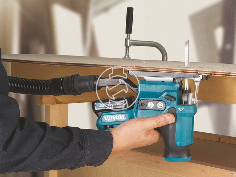 Makita JV102DZ akkus dekopírfűrész 10,8 V/12 V | 90 mm | Szénkefementes | Akku és töltő nélkül | Kartondobozban