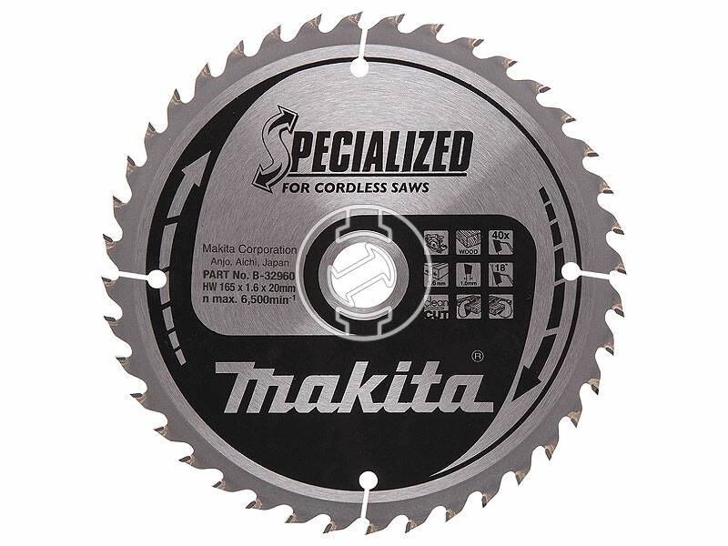 Makita körfűrészlap fához 165X20X40T