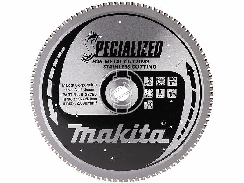 Makita körfűrészlap fémhez 305x25.4x100T