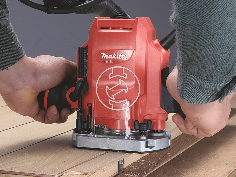 Makita MT M3601 felsőmaró + szűkítőpatron