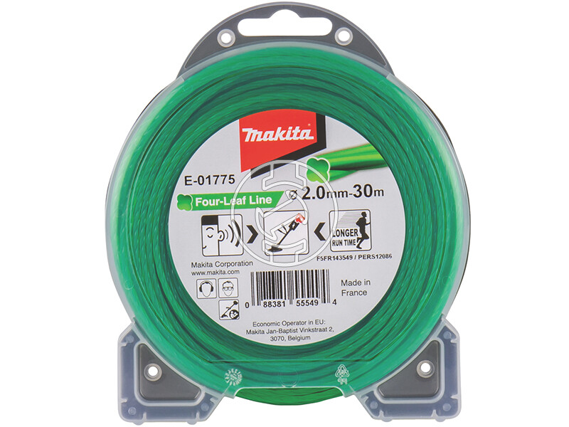 Makita négylevelű damil, zöld, 2.0mm 30m