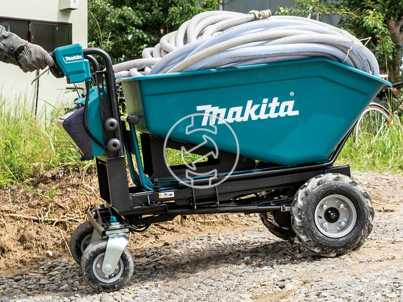 Makita DCU602Z akkus talicska 300 kg 2 x 18V LXT