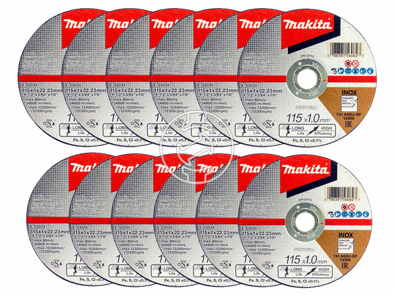 Makita T2 115 x 22,23 x 1 mm vágókorong 12 db