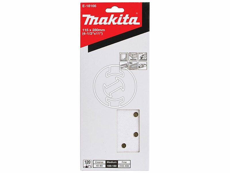 Makita tépőzáras csiszolópapír 115x280mm A120