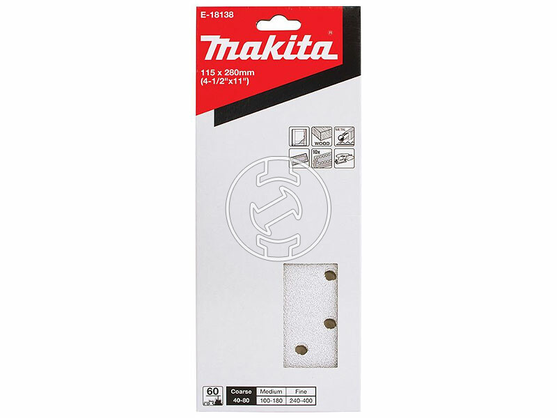 Makita tépőzáras csiszolópapír 115x280mm A60