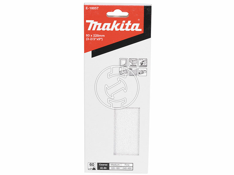 Makita tépőzáras csiszolópapír 93x228mm A60