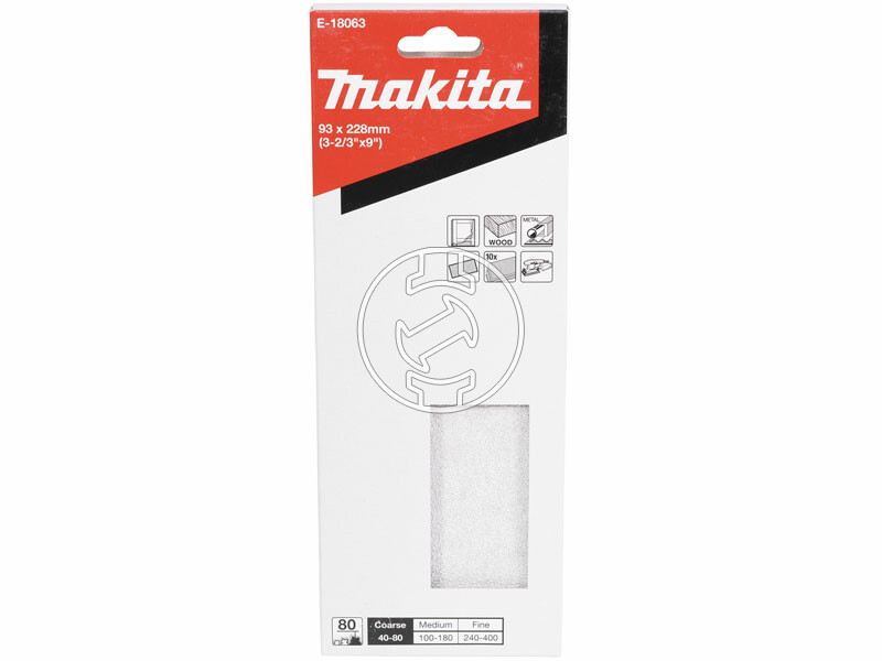 Makita tépőzáras csiszolópapír 93x228mm A80