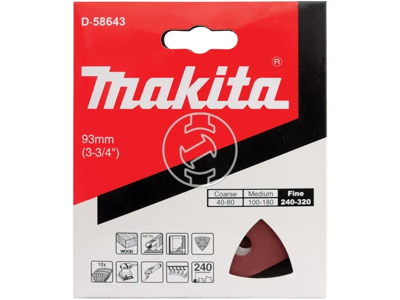 Kép: Makita tepozaras csiszolopapir A240 93 mm_1.webp