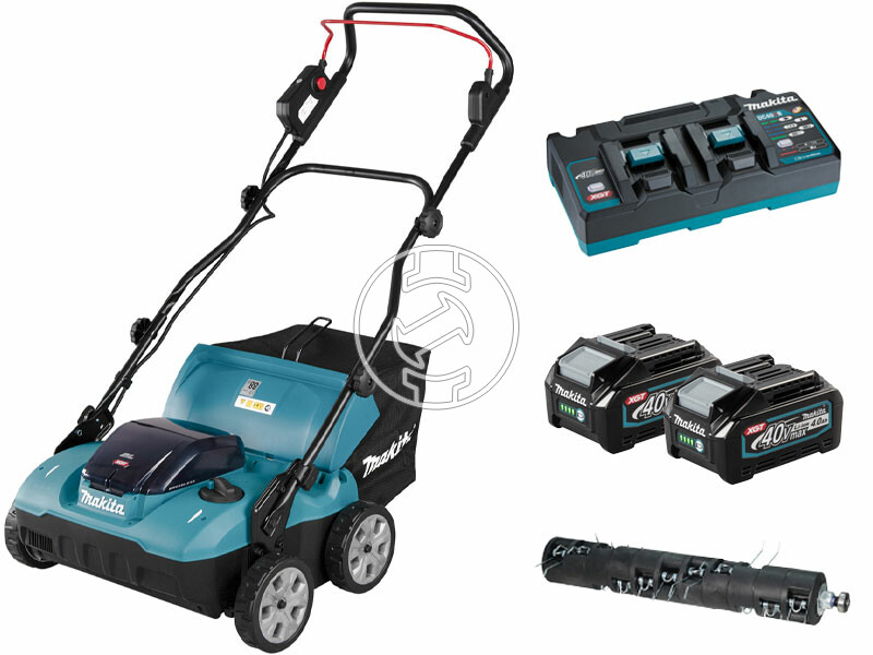 Makita UV001GM201 akkus gyepszellőztető 40 Vmax XGT 1700 W 2 x 4,0 Ah + RB