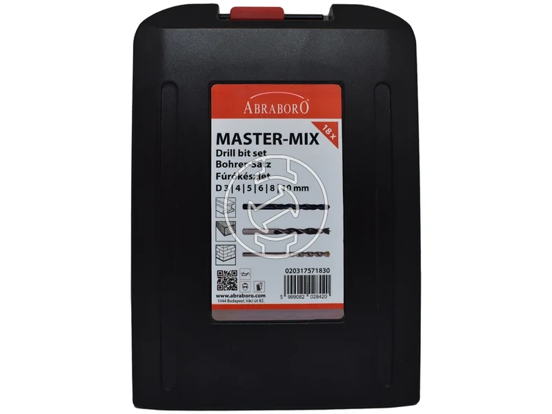 Kép: Master-Mix furokeszlet 18pcs 3x3-4-5-6-8-10mm_1.webp