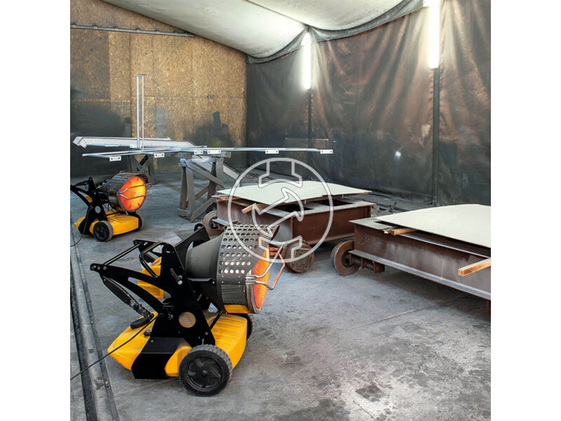 Master XL9SR infravörös hősugárzó 43kW