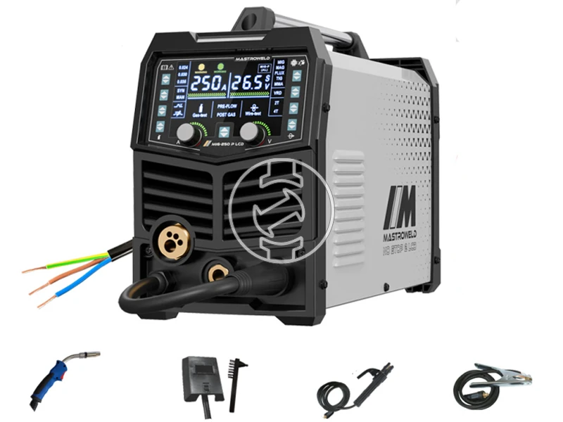 Mastroweld MIG-250 P fogyóelektródás védőgázas inverteres hegesztő