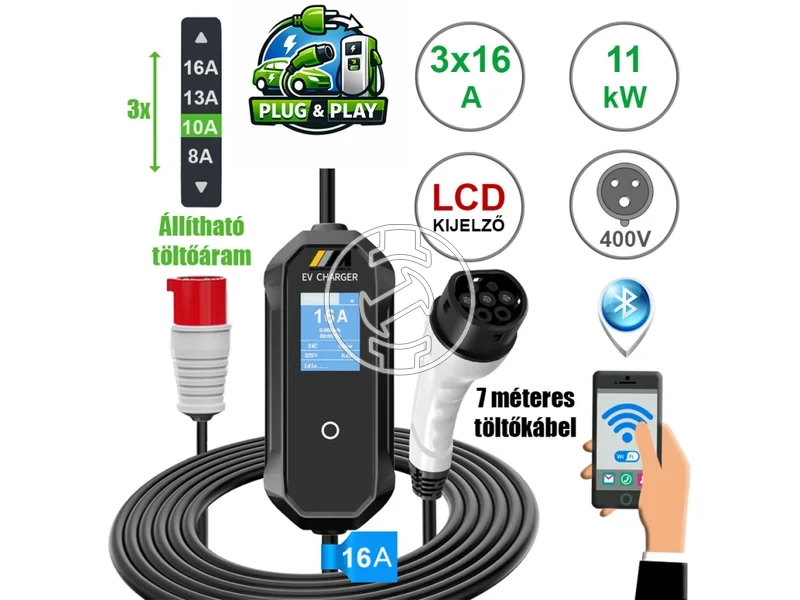 Kép: Mastroweld EVOCHARGE elektromos auto tolto 11 kW 7m_0.webp