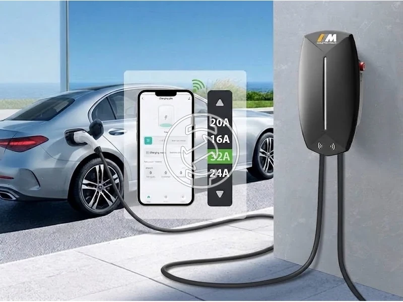 Kép: Mastroweld EVOCHARGE elektromos auto tolto 7 kW  16 - 32 A  230 V  5 m_5.webp