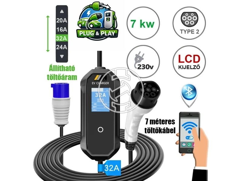 Kép: Mastroweld EVOCHARGE elektromos auto tolto 7 kW 7m_0.webp