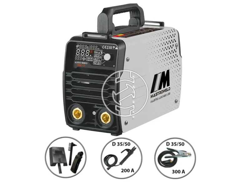 Mastroweld MASTRO ARC-250 LED bevontelektródás inverteres hegesztőgép 10 - 200 A | 230 V