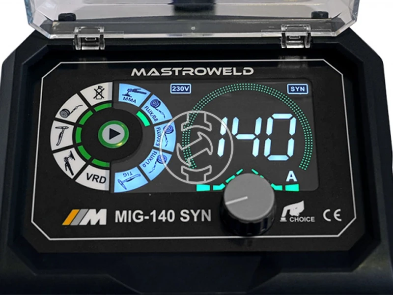 Mastroweld MASTRO MIG-140 SYN fogyóelektródás védőgázas inverteres hegesztő