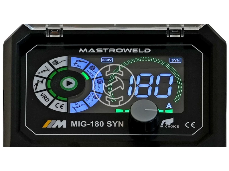 Mastroweld MASTRO MIG-180 SYN fogyóelektródás védőgázas inverteres hegesztő