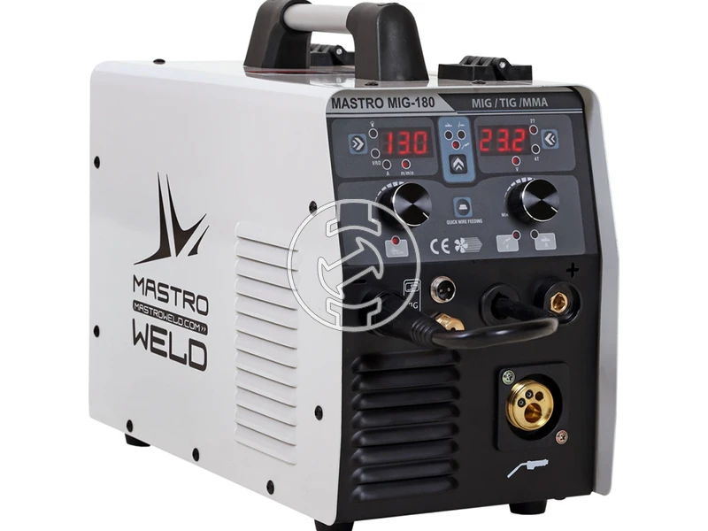 Mastroweld MIG-180 LI-X fogyóelektródás védőgázas inverteres hegesztő 50 - 180 A | 230 V