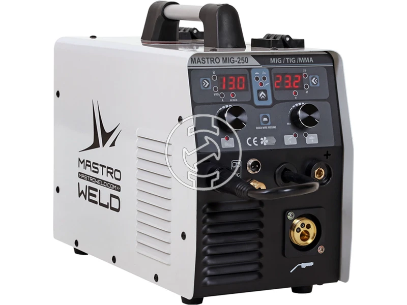 Mastroweld MIG-250 LI-X fogyóelektródás védőgázas inverteres hegesztő 50 - 250 A | 230 V