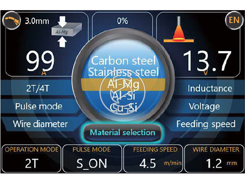 Mastroweld MIG-500 fogyóelektródás védőgázas inverteres hegesztő