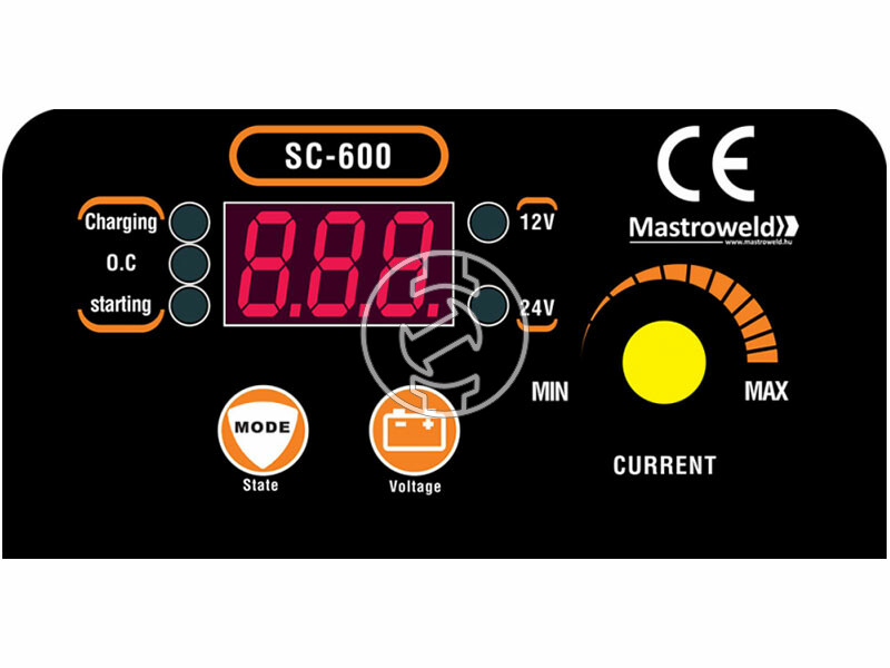 Mastroweld SC-600 inverteres töltő-indító