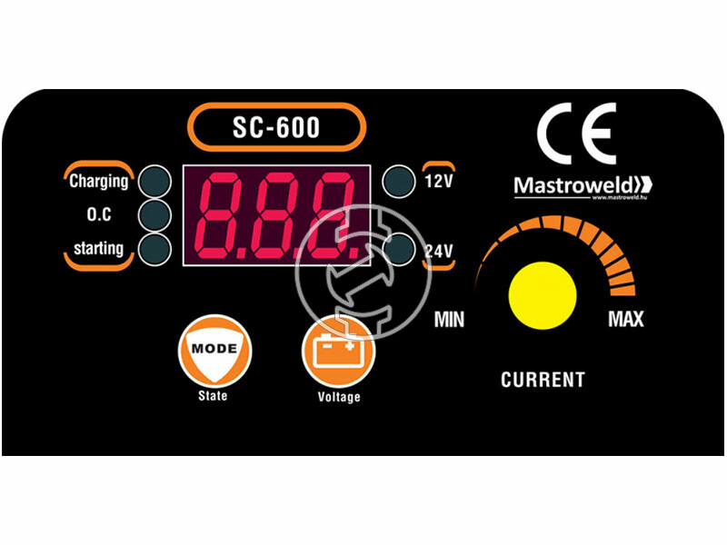 Mastroweld SC-600 inverteres töltő-indító