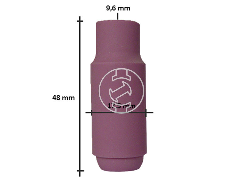 Mastroweld SR26 GR6 kerámia gázterelő TIG hegesztőpisztolyhoz