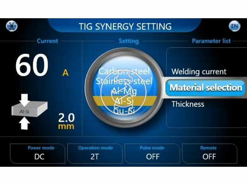 Mastroweld TIG-320 L AC/DC volfrámelektródás inverteres hegesztő