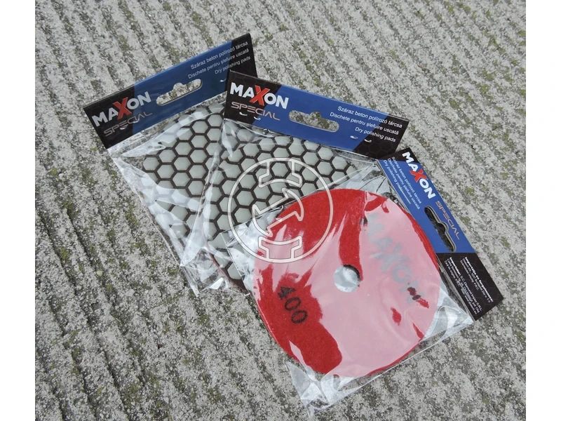 Kép: MAXON SZBPT 100mm 400-as tepozaras pilirozo tarcsa szaraz.webp