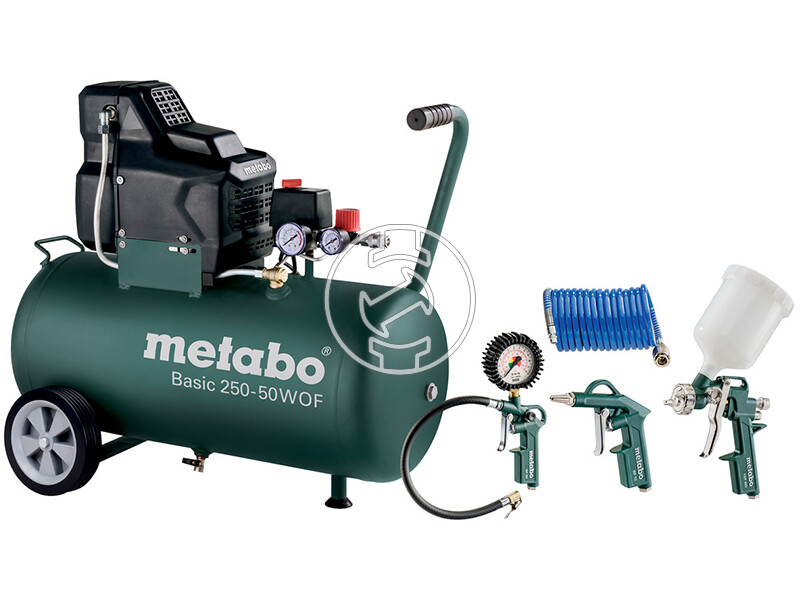 Metabo BASIC 250-50 W OF SET elektromos dugattyús kompresszor