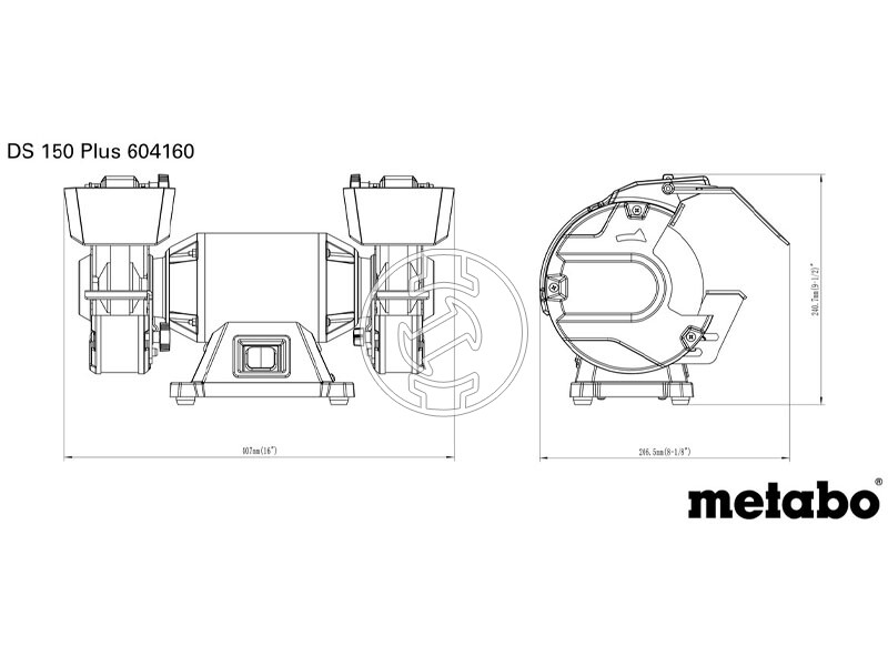 Metabo DS 150 Plus kettős köszörű