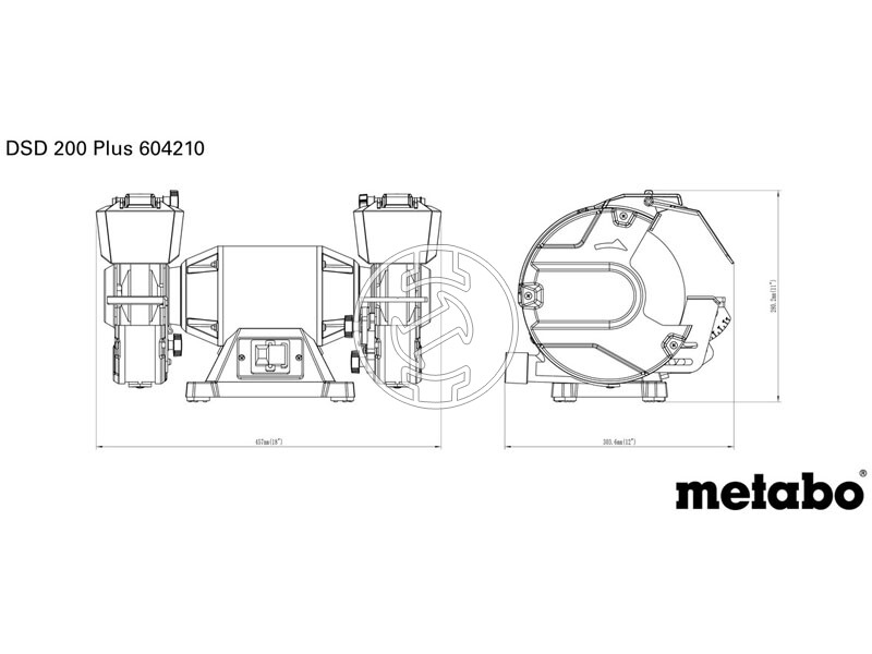 Metabo DSD 200 Plus kettős köszörű