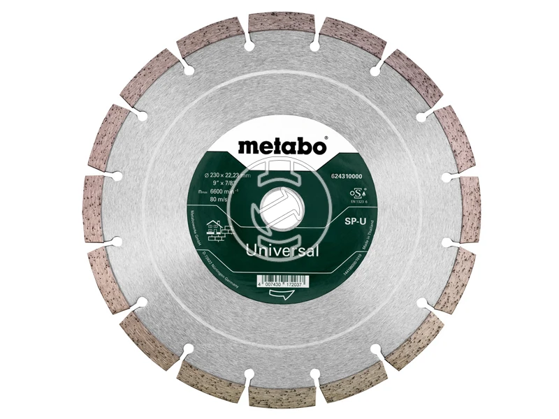 Metabo gyémánt vágótárcsa SP - U, 230x22,23 mm