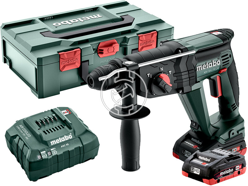 Metabo KH 18 LTX 24 2 x 4Ah akkus fúrókalapács metaBOX-ban