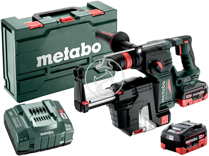 Metabo KH 18 LTX BL 24 Q Set ISA 2 x 5,5Ah akkus fúrókalapács metaBOX-ban