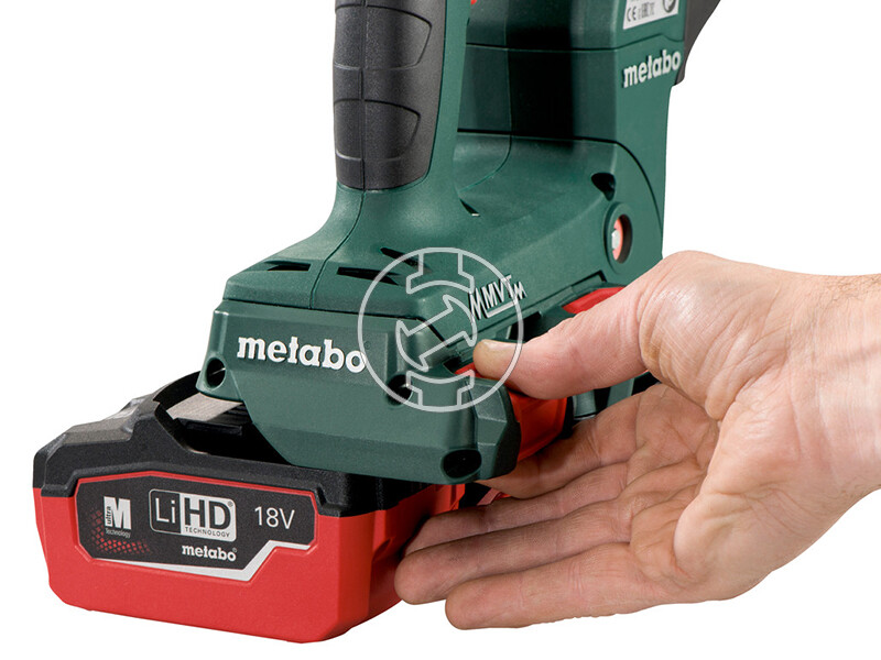 Metabo KHA 36-18 LTX 32 4 x 5,5Ah akkus fúrókalapács MetaLoc-ban