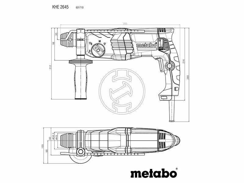 Metabo KHE 2645 elektromos fúrókalapács