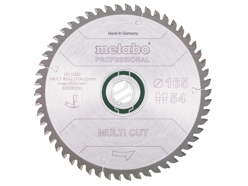 Metabo körfűrész lap multicut 165x20 54 fogas