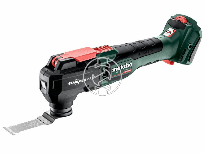 Metabo MT 18 LTX BL QSL akkus multifunkciós gép rezgő 18 V | 8000 - 200001/min | 1,6 ° | Szénkefementes | 2 x 2 Ah akku + töltő | metaBOX-ban