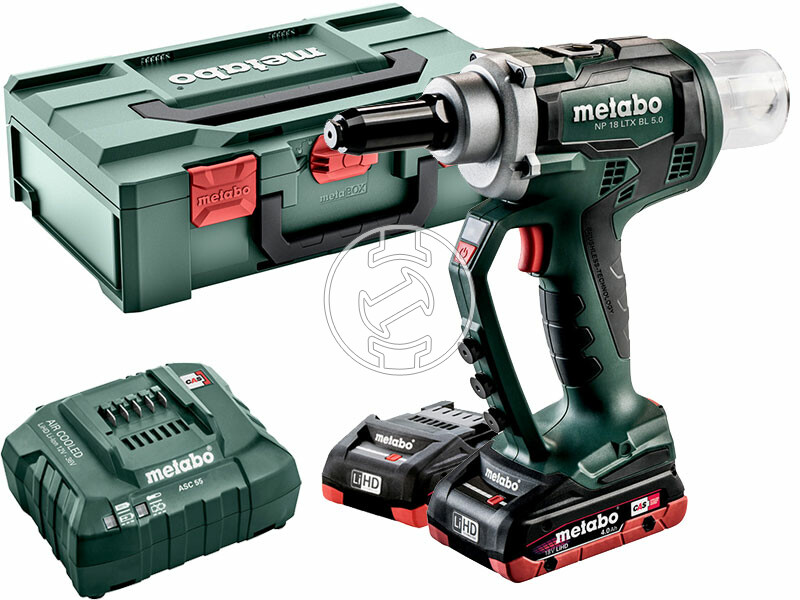 Metabo NP 18 LTX BL 5.0 akkus popszegecshúzó pisztoly