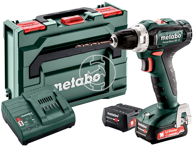 Metabo PowerMaxx BS 12 akkus fúrócsavarozó tokmányos