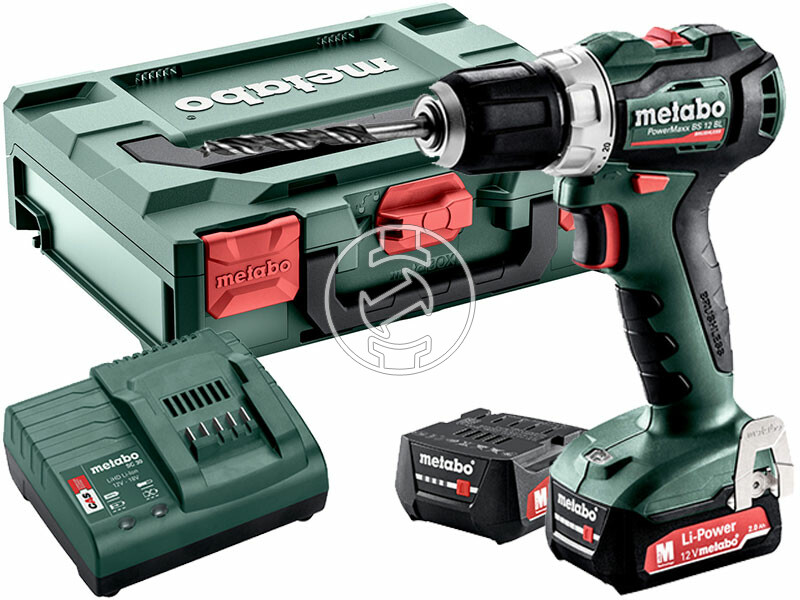 Metabo PowerMaxx BS 12 BL akkus fúrócsavarozó tokmányos
