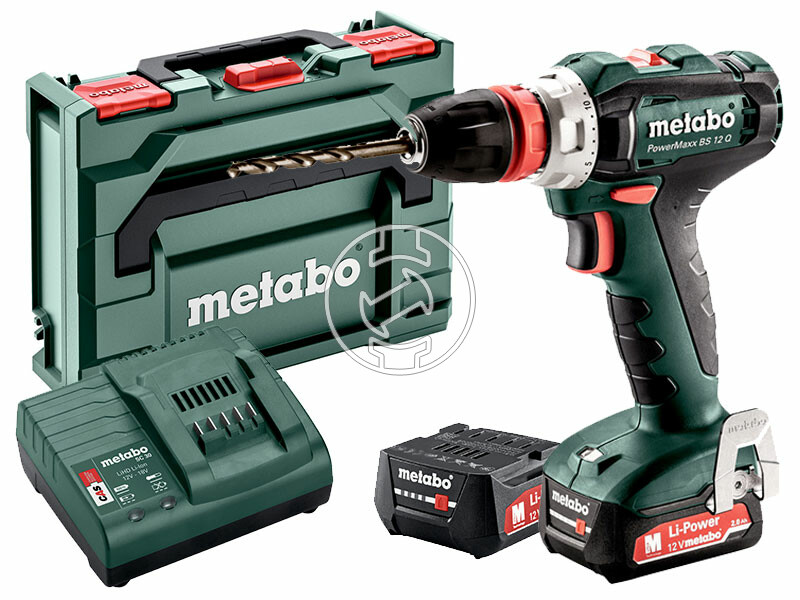 Metabo PowerMaxx BS 12 Q akkus fúrócsavarozó tokmányos