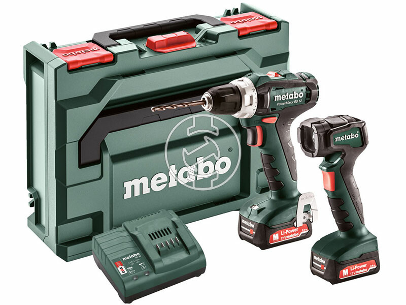 Metabo PowerMaxx BS 12+ULA12 gépcsomag