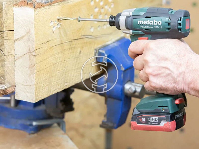 Metabo PowerMaxx SSD 12 2 x 2Ah akkus ütvecsavarozó metaBOX-ban