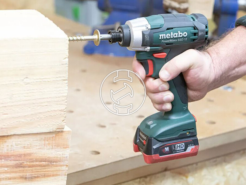 Metabo PowerMaxx SSD 12 2 x 2Ah akkus ütvecsavarozó metaBOX-ban