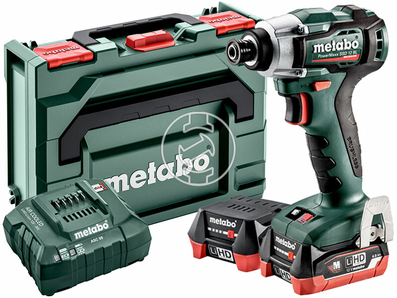 Metabo PowerMaxx SSD 12 BL 2x4.0Ah akkus ütvecsavarozó