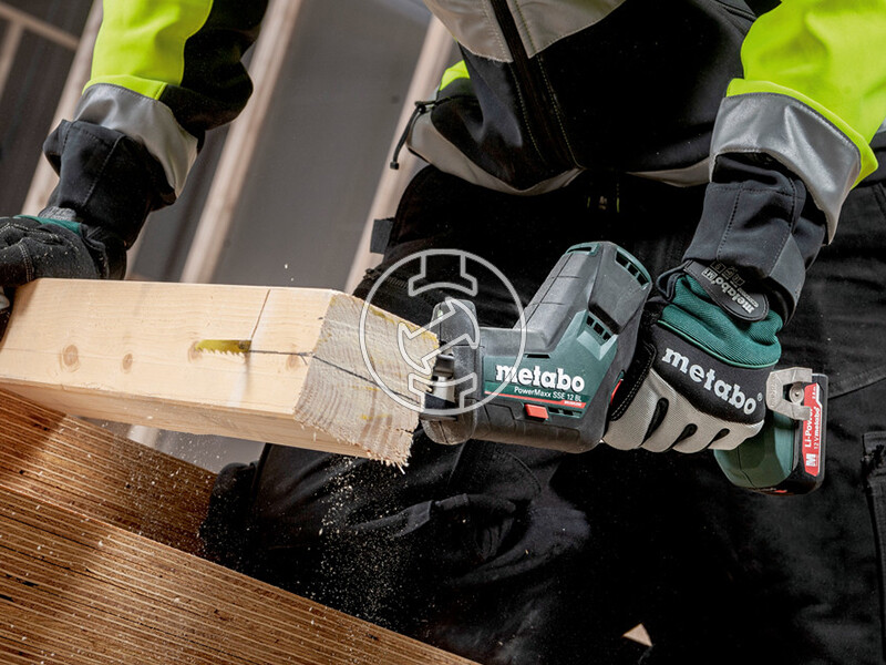Metabo PowerMaxx SSE 12 BL 2 x 4Ah akkus orrfűrész metaBOX-ban